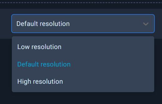 Resolution